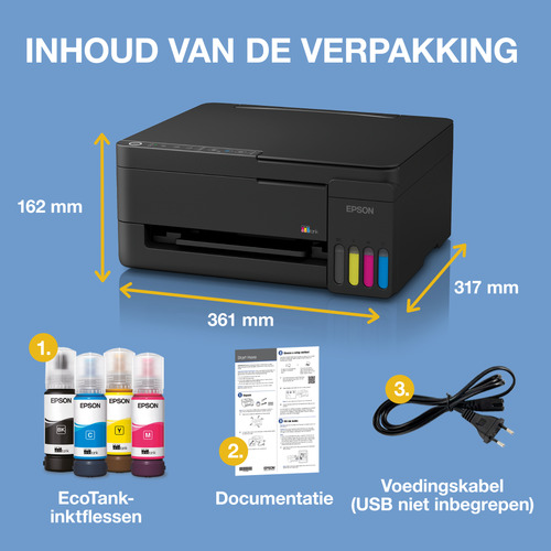 Epson EcoTank ET-2912 all-in-one printer – Foto 8 van 10