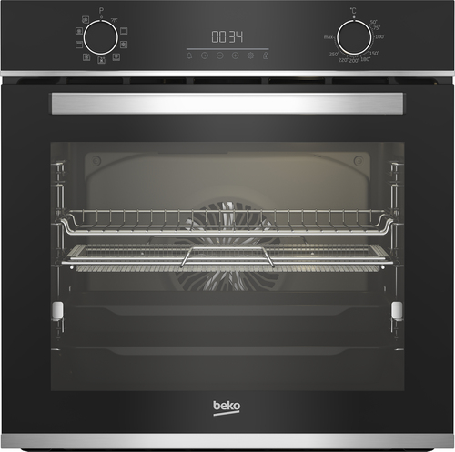 Beko BBIMA13300XS духовка 72 L Черный, Нержавеющая сталь