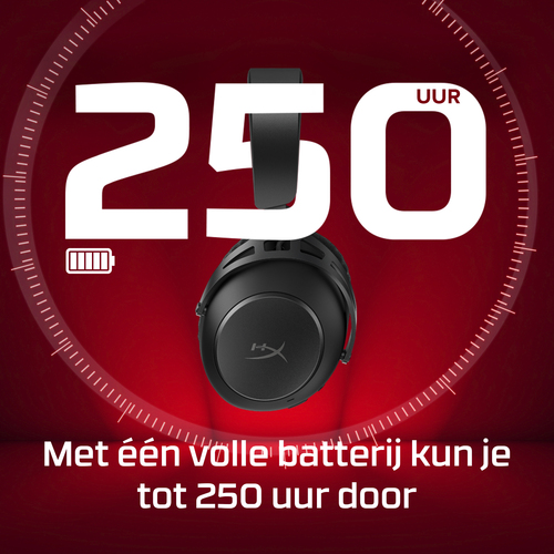 HyperX Cloud Alpha 2 Wireless Zwart – Foto 3 van 10