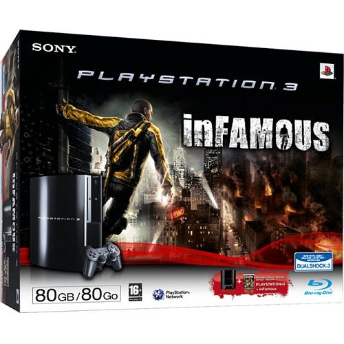Sony Interactive Entertainment PlayStation 3 80 GB + Infamous