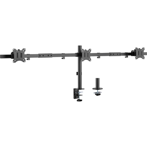 InLine Desk Bracket for 3x TV / LED / TFT Display up to 81cm 32" max. 7kg