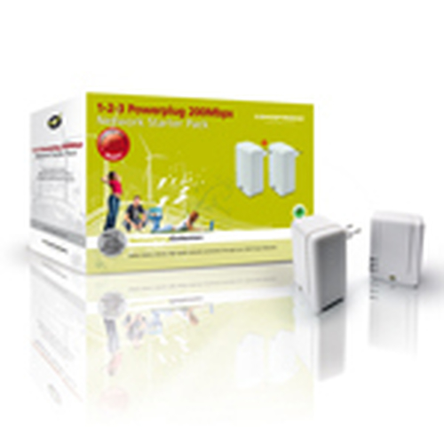 Conceptronic 1-2-3 Powerplug 200 Mbps Network Starter Pack