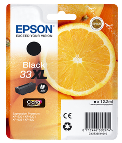 Epson 33XL – Cartuccia nero originale (Arancia)
