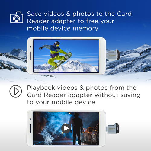 Integral USB 2.0 CARD READER TYPE C SINGLE SLOT MICRO SD ETAIL – image 3