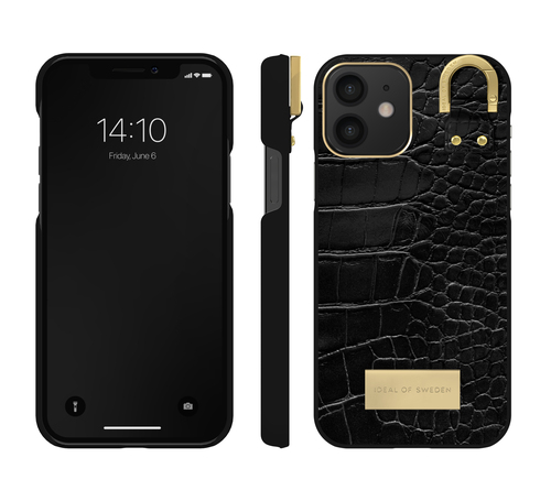 iDeal of Sweden Atelier Case iPhone 12/12P Black Croco – image 5