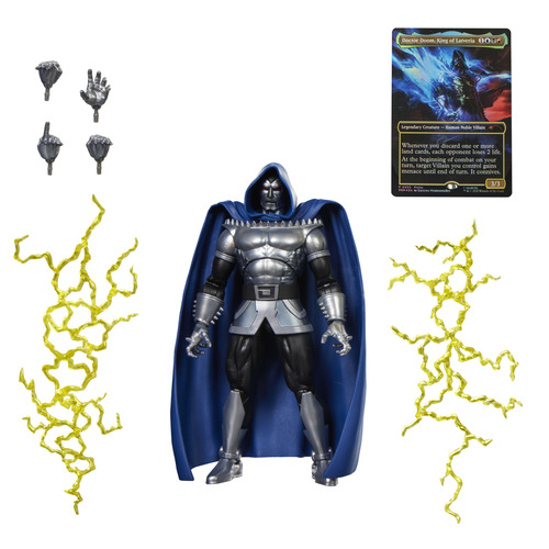Figura Marvel Legends Series X Magic The Gathering Dr. Doom 2099