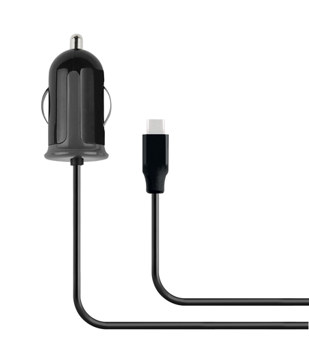 Mobiparts Car Charger USB-C 2.4A Black