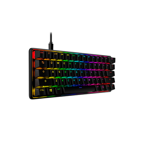 HyperX Alloy Origins 60 Mechanical Gaming Keyboard – Ultra-Compact 60% Layout, Red Switches, Pbt Keycaps, Rgb Backlit, Side-Printed Functions, Ngenuity Compatible, New - image 2