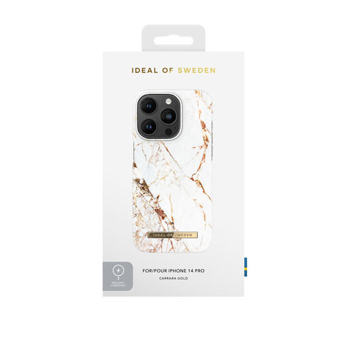 iDeal of Sweden Printed Case MagSafe iPhone 14 Pro Carrara Gold – image 4