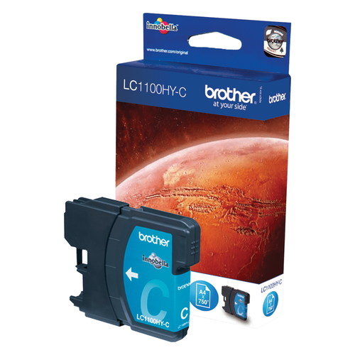 Original Brother LC1100C High Capacity Cyan Ink Cartridge - image 1