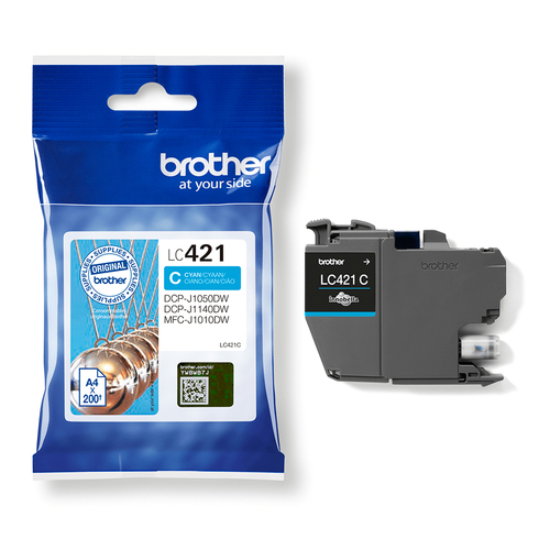 Brother LC421C Inkjet Cartridge Cyan LC421C - image 3