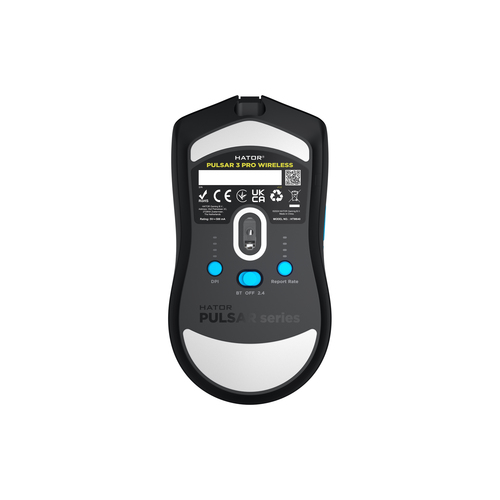 HATOR Pulsar 3 Pro Wireless RGB Zwart - Muis, afbeelding 2