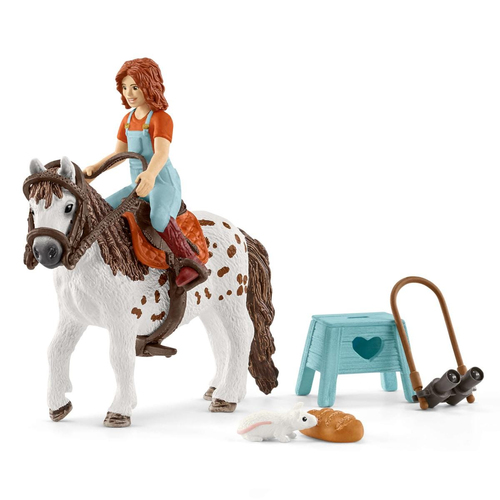 Schleich Horse Club - Mia & Spotty speelfiguur