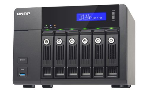 QNAP TVS-671 NAS Tower Intel® Core™ i3 i3-4150 – image 6
