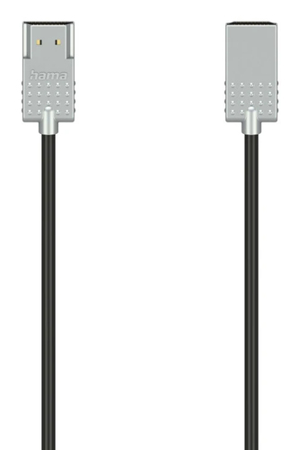 Product image: Hama Ultra-Slim HDMI cable 1 m HDMI Type A (Standard) Black, Silver