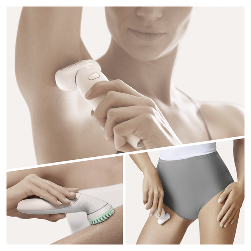 Braun Silk-épil 9 81688638 epilator 40 tweezers White, Gold – image 7