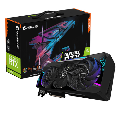 GIGABYTE AORUS GV-N3090AORUS M-24GD видеокарта NVIDIA GeForce RTX 3090 24 GB GDDR6X