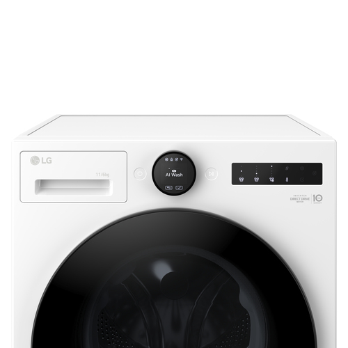 LG VX70 Series AI Direct Drive W4X7016TWB WiFi-enabled 11 kg Washer Dryer - White - image 3