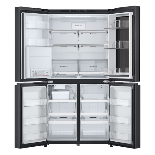 LG InstaView™ GMK960EV2E Total No Frost American Fridge Freezer - Essence Black Steel - E Rated, Essence Black Steel - image 3