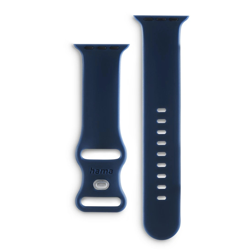Hama 00215635 smart wearable accessory Ремешок Синий Силиконовый