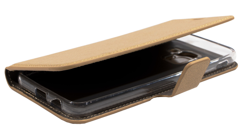 Mobiparts Saffiano Wallet Case Samsung Galaxy J6 (2018) Gold – image 5