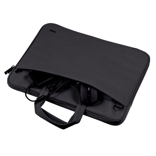 Trust Bologna 35,6 cm (14 ) Tas met bovensluiting Zwart, afbeelding 5