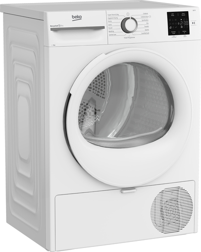 Beko b300 BM3T3922W 9Kg Heat Pump Tumble Dryer - White - A+ Rated, White - image 3