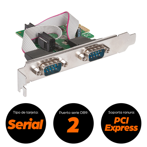 Tarjeta Serial PCI Express MANHATTAN 152082