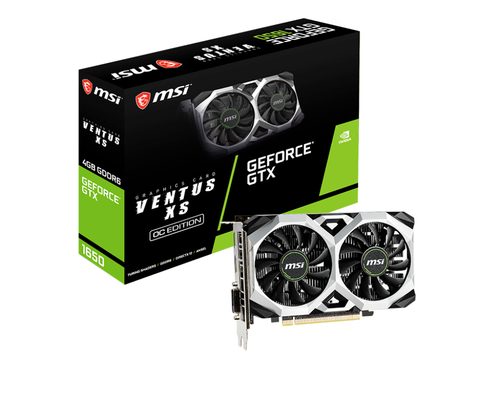 Tarjeta de Video  MSI GEFORCE GTX 1650 D6 VENTUS XS OC