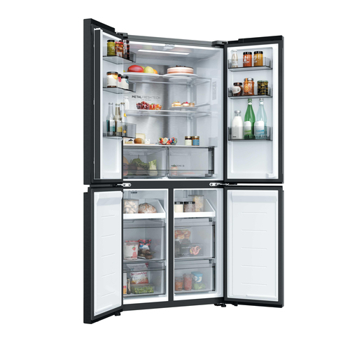 Haier HCR58S18DNMB side-by-side refrigerator Freestanding – image 4