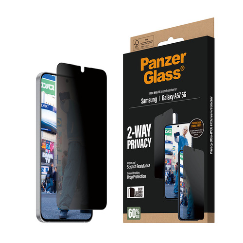 PanzerGlass Privacy Screen Protector Samsung Galaxy A57  Ultra-Wide Fit w EasyAligner – Foto 8 von 8