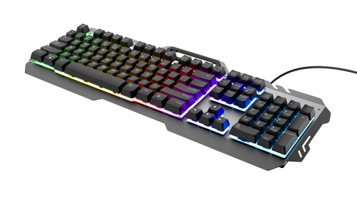 Trust GXT 853 Esca клавиатура Игровой USB QWERTY Американский английский Черный