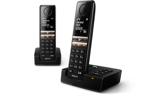 Philips D4652B/FR telephone DECT telephone Caller ID Black