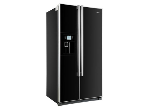 Haier HRF-663CJB side-by-side refrigerator Freestanding
