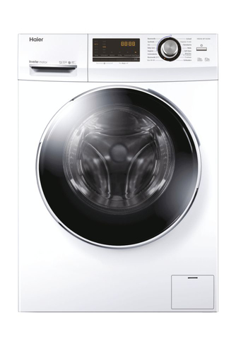 Haier HWD90-BP14636N стирально-сушильная машина Отдельно стоящий Фронтальная загрузка Белый