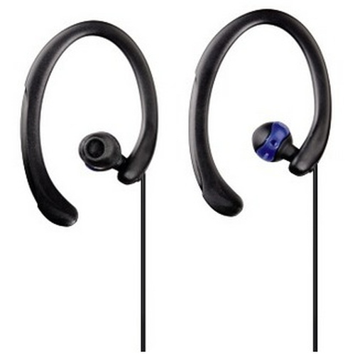 Hama EAR5112BK/BL Headphones Wired Ear-hook Black, Blue