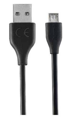 Hama 00086411 USB кабель USB 2.0 1,5 m USB A 0,48 Gbit/s Черный