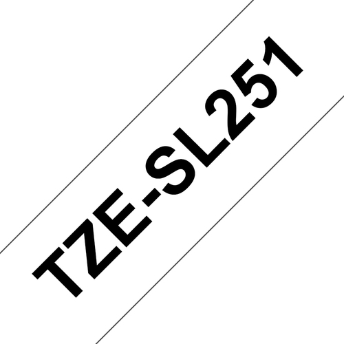 Brother P-Touch TZe Tape 24mm x 8m Black on White Tze-SL251 - image 1