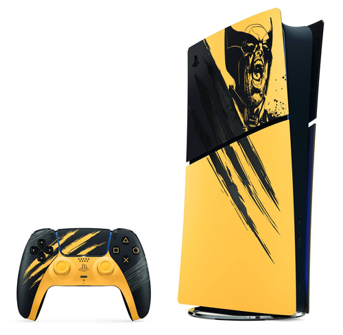 PlayStation 5 Slim Digital Edition + Wolverine Battle Yellow Limited Edition