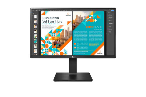 24 LG MONITOR, 2560X1440, IPS, HDMI DISPLAY PORT, TILT HEIGHT SWIVEL PIVOT, HDR