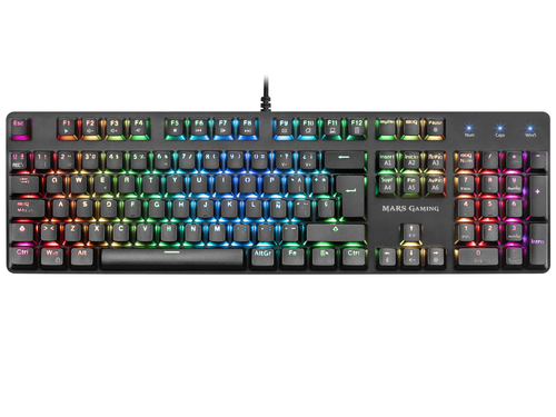 Mars Gaming MK5BRES RGB Mechanical Keyboard Padded Wrist Rest Switch OUTEMU SQ Brown Spanish Language – image 3