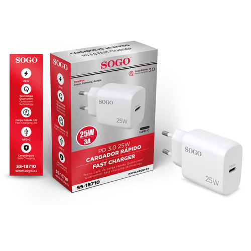 Sogo ADT-SS-18710 mobile device charger Universal White AC Fast charging Indoor – image 3