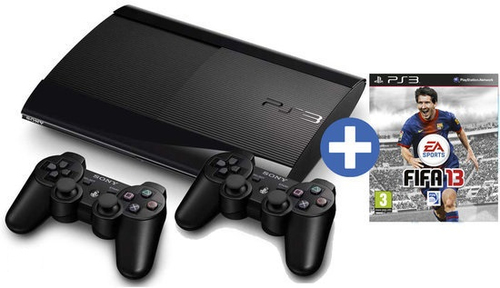 Sony Interactive Entertainment PlayStation 3 Super Slim 12GB + 2 Controllers + FIFA 13