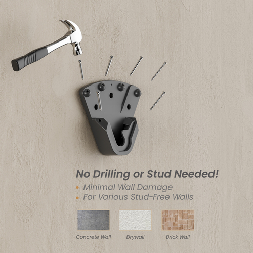 Equip 32"-100" No Drilling TV Wall Mount Bracket – image 3