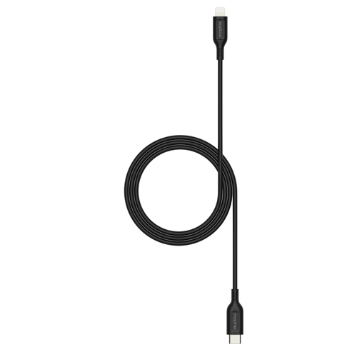 mophie essentials Lightning to USB-C | charging cable 1M Черный