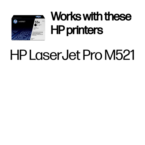 Original HP 55A Black Toner Cartridge (CE255A) - image 2