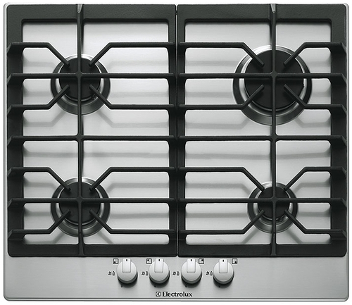 Electrolux EHG6430X hob Stainless steel Built-in Gas 4 zone(s)