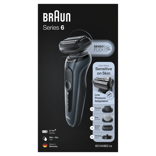 Braun Series 6 60-N4862cs Foil shaver Trimmer Grey – image 5