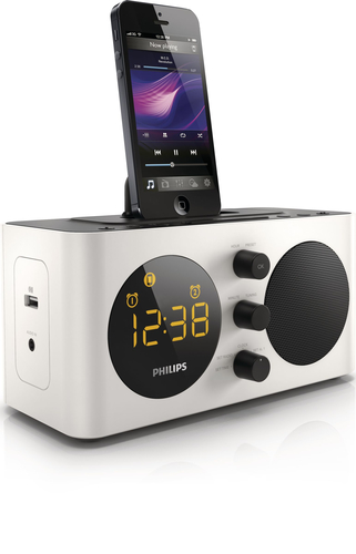 Philips Alarm Clock radio for iPod/iPhone AJ6200D/12