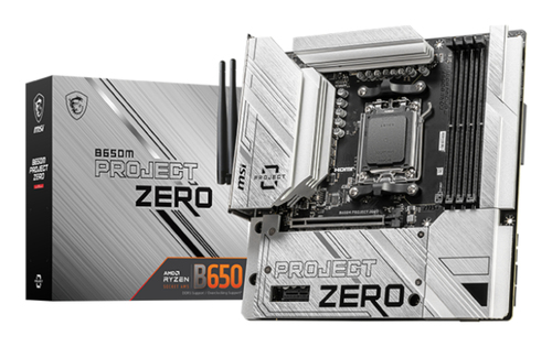 MSI B650M PROJECT ZERO carte mère AMD B650 Emplacement AM5 micro ATX